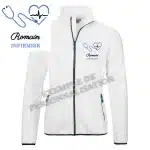 Passe-couloir / veste polaire pour infirmiers et soignants